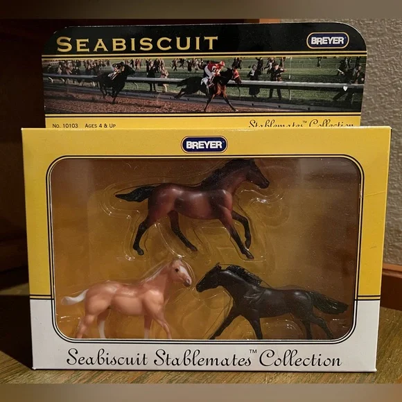 Breyer Vintage Seabiscuit Stablemate Set NIB - Picture 1 of 3